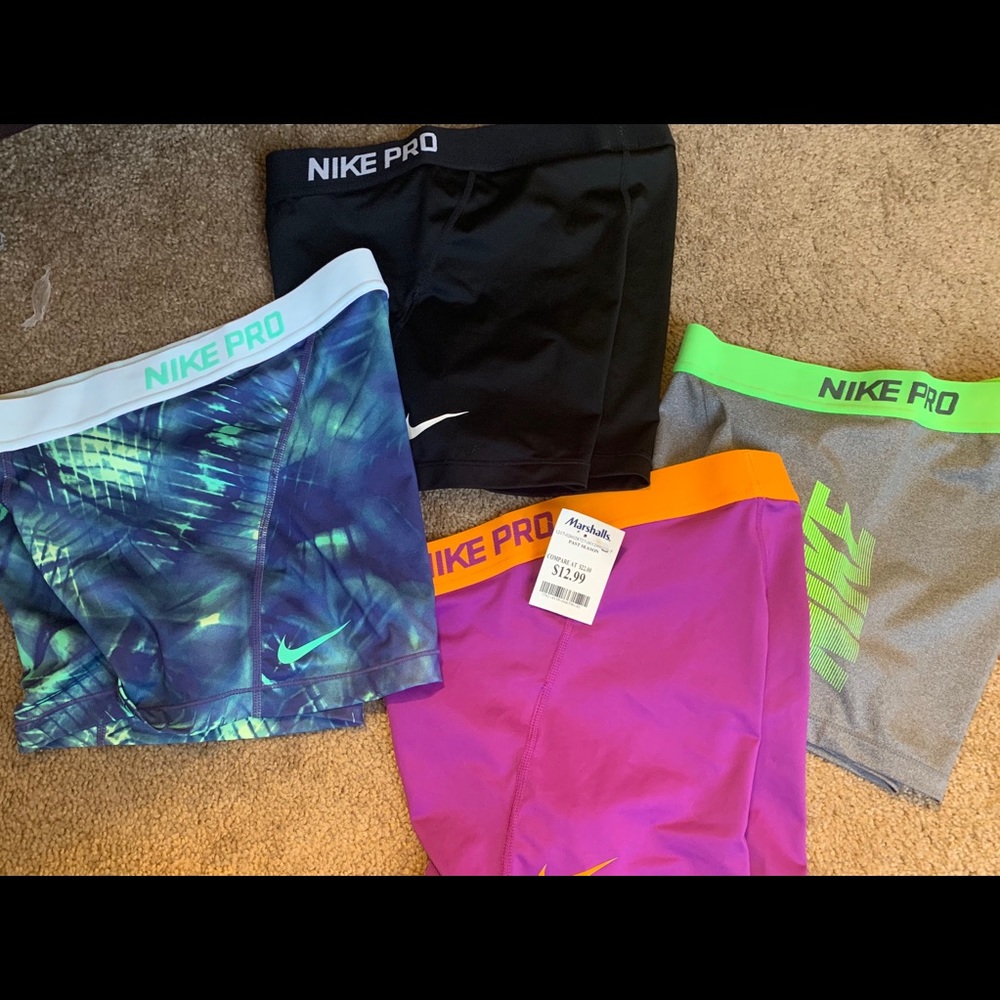 4 Nike hypercool training shorts!!